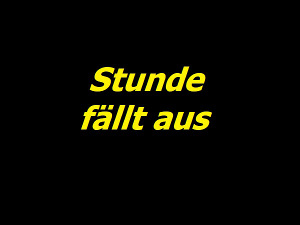 Stundenausfall Fitness/Prävention