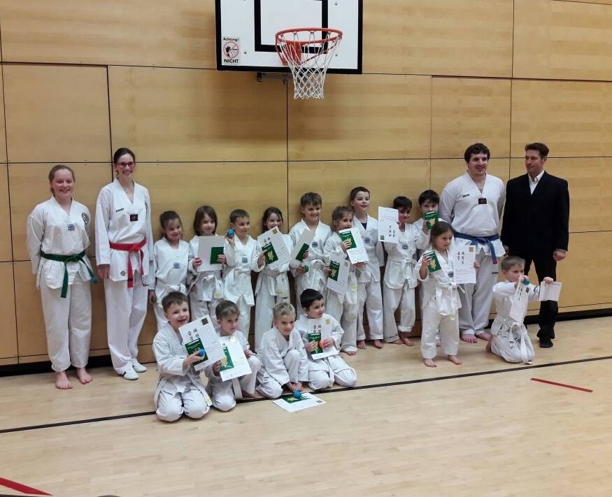 Erste Gürtelprüfung 2018