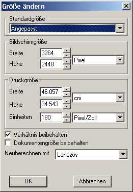 Fotos mit XnView skalieren