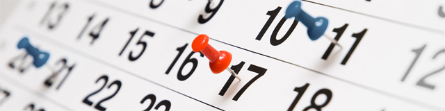 Termine zum Vormerken